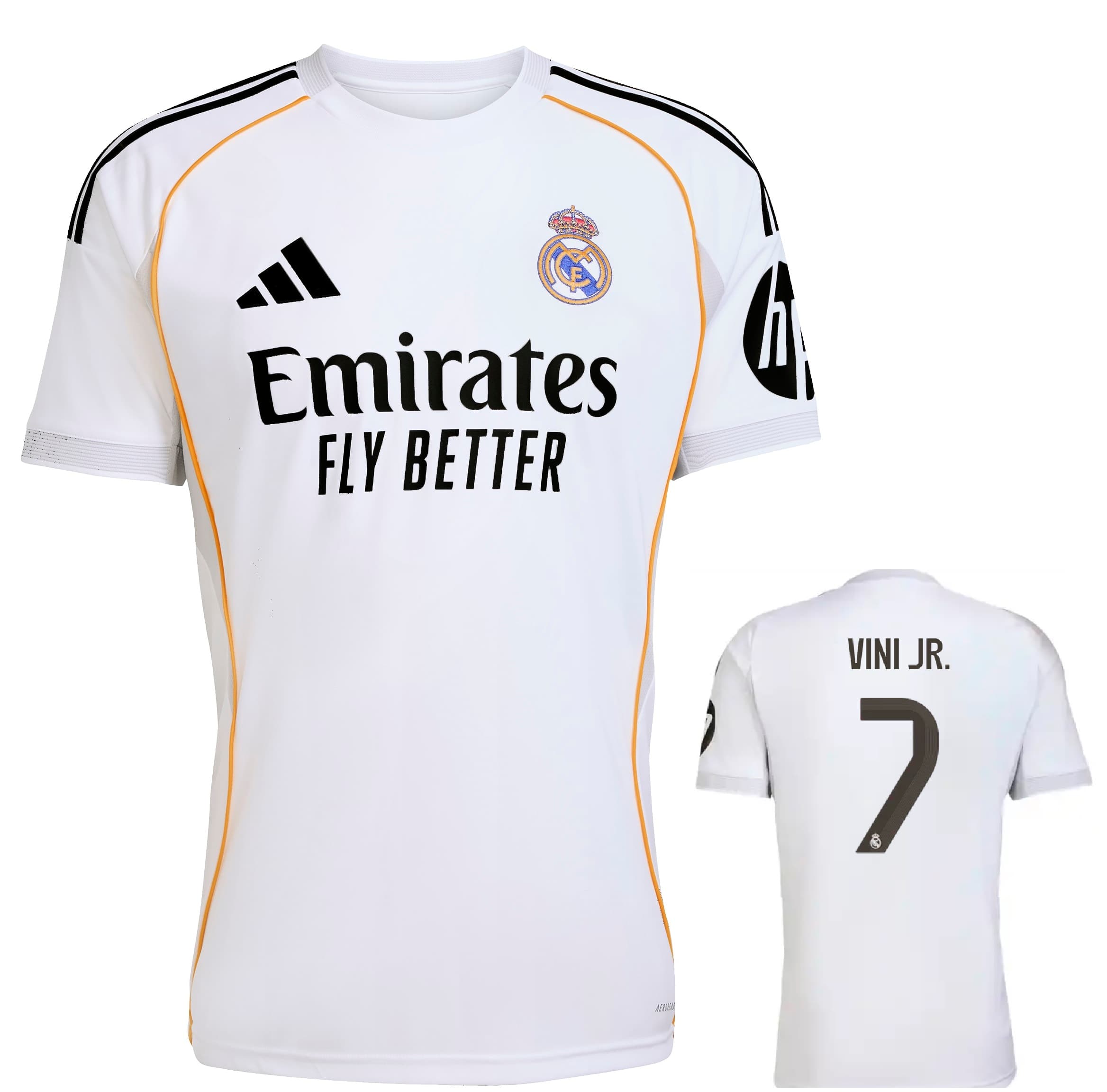 REAL MADRID MAGLIA VINICIUS JR HOME 2025-26