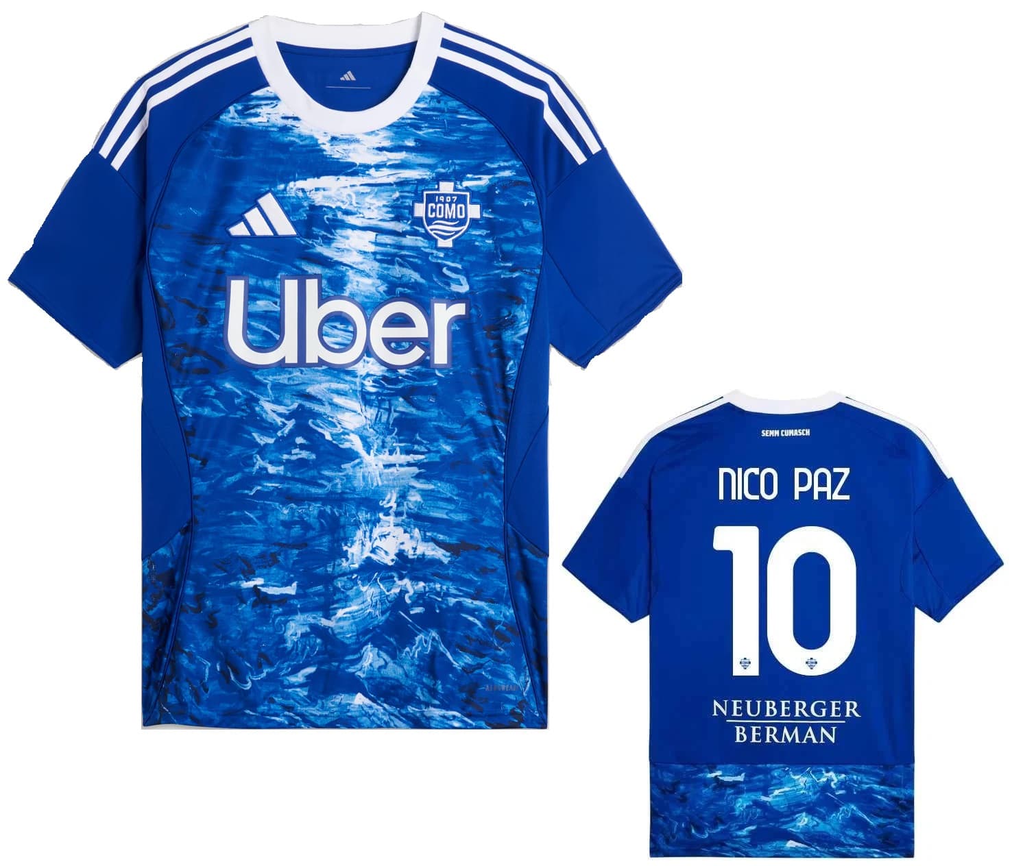 COMO CALCIO MAGLIA NICO PAZ HOME 2025-26